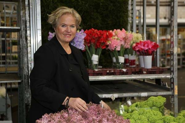 De bloemeninkoper die uw bestelling behandelt heeft de bloemen gezien voor de veiling.